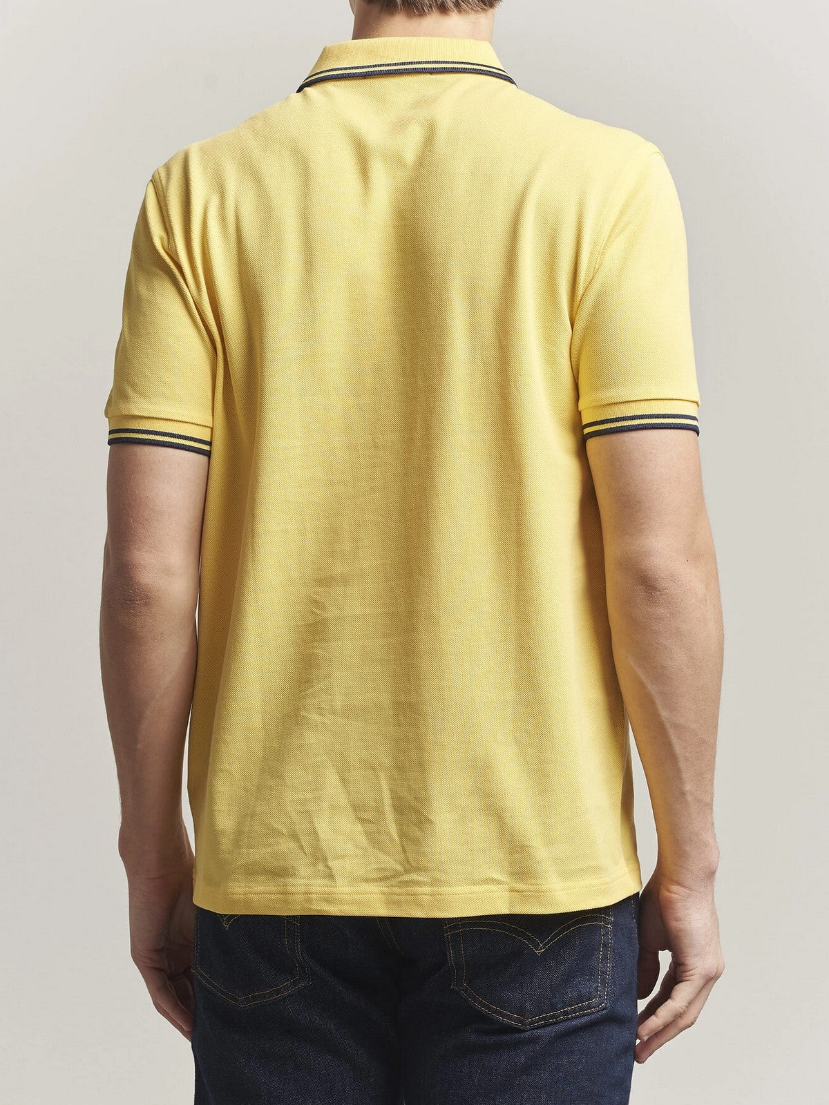 FRED PERRY Polo Uomo FP TWIN TIPPED FRED PERRY SHIRT FP-M3600P-57 06B LMNBRLY/TNSBLUE