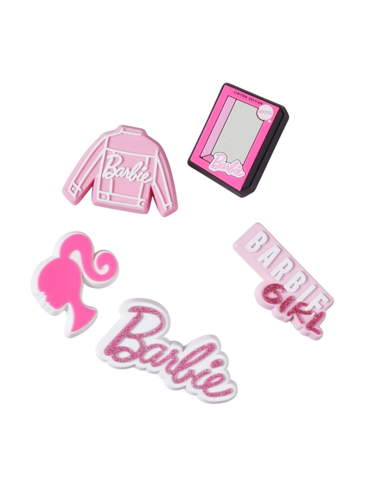 CROCS JIBBITZ Bambine e ragazze Barbie 5Pck CR.3704 JIB Rosa gioboutiqueweb