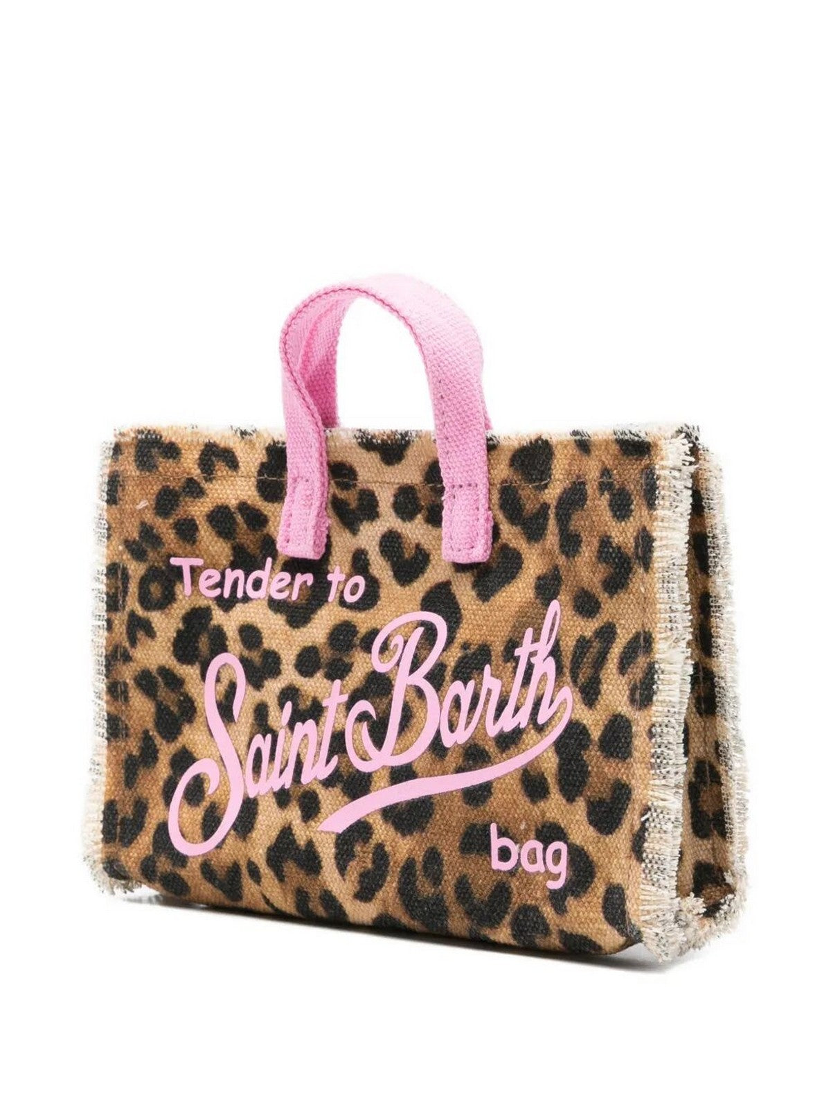 MC2 SAINT BARTH Pochette Donna PHONE BAG 00330L SAND LEOPARD 21 gioboutiqueweb
