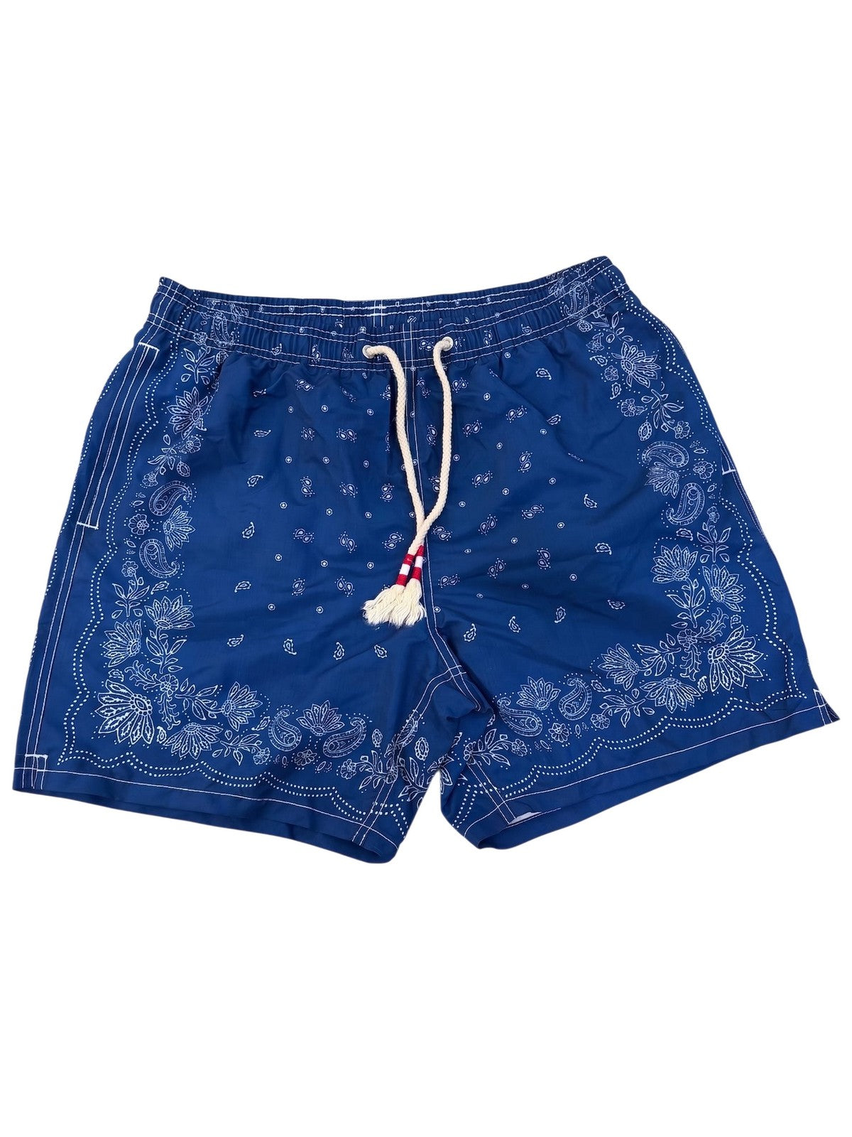 MC2 SAINT BARTH Costume da bagno Uomo GUSTAVIA PLACED PRINT 00714L INDIGO FOULARD 61