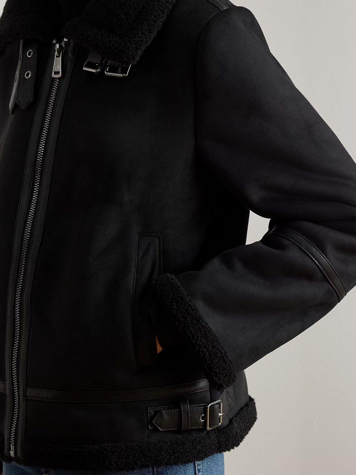 LAUREN RALPH LAUREN Cappotto Donna "FX SH SB 24""-UNLINED-COAT" 297P04122 001 BLACK