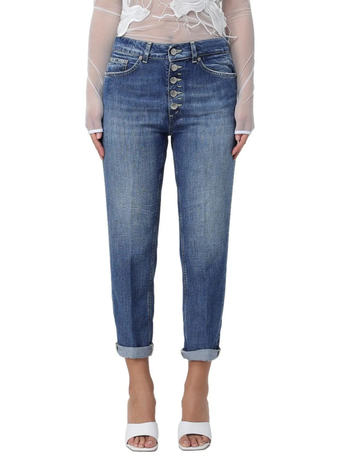 DONDUP Jeans Donna Koons gioiello DP268B DF0266D HQ1 800 Blu