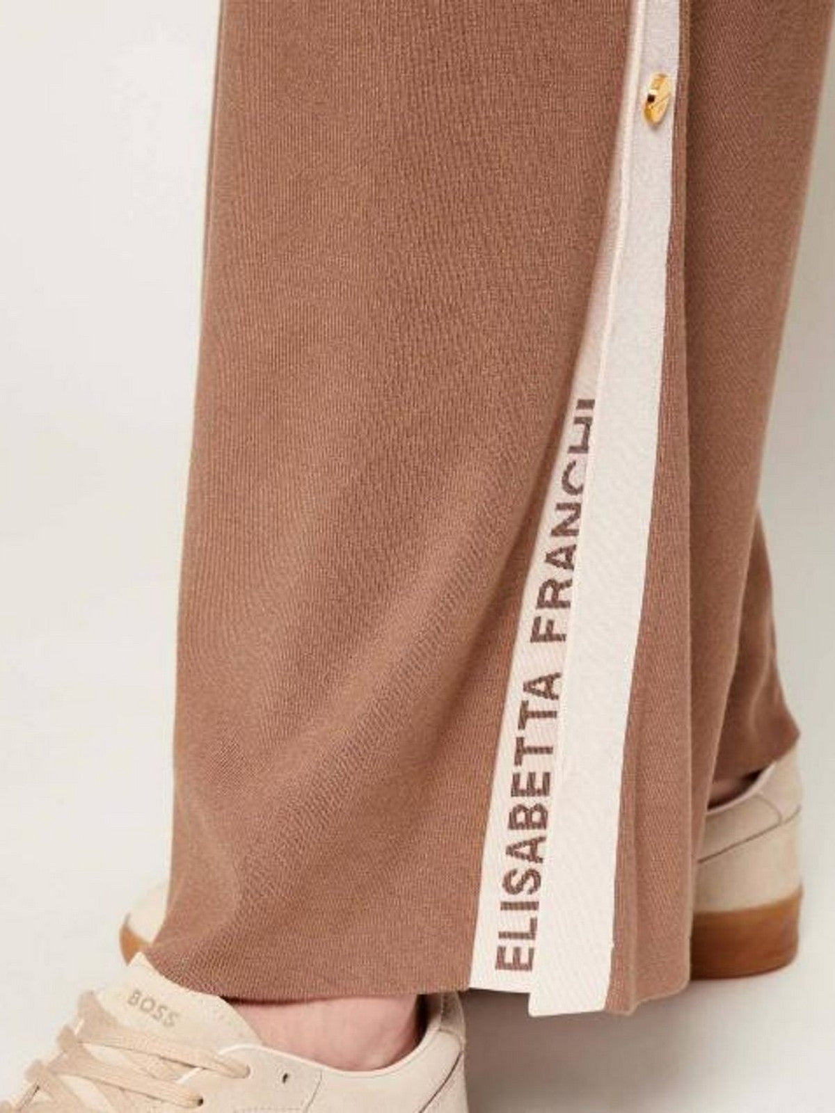 ELISABETTA FRANCHI Pantalone Donna KP74S61E2 727 ARGILLA/BURRO