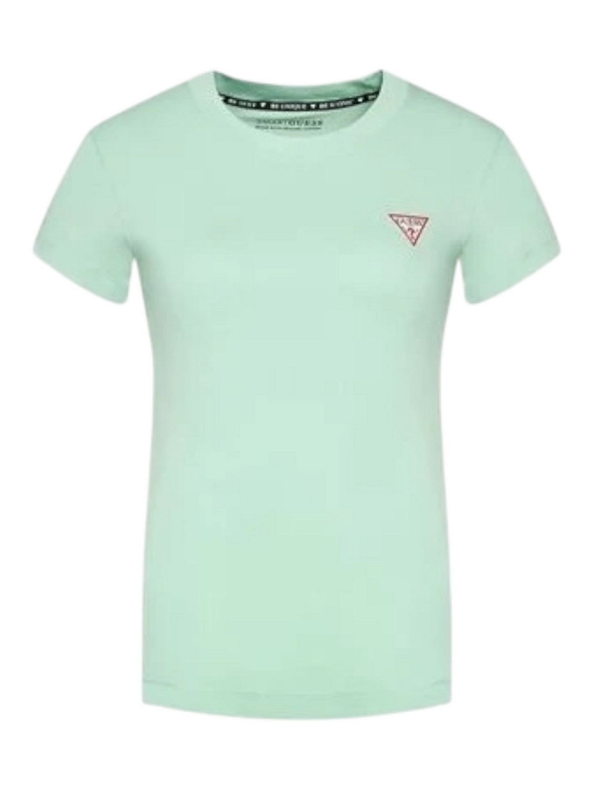 GUESS T-shirt Donna GJ SS CN REG MINI TRIANGLE TEE W4YI10 J1314 G8FG HOPE GREEN gioboutiqueweb
