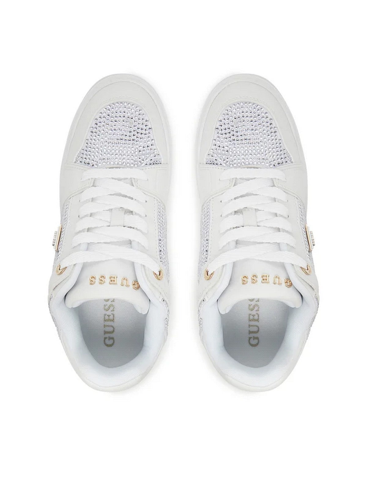 GUESS Sneaker Donna DELOVE2 FLTDL2 LEA12 WHITE WHITE