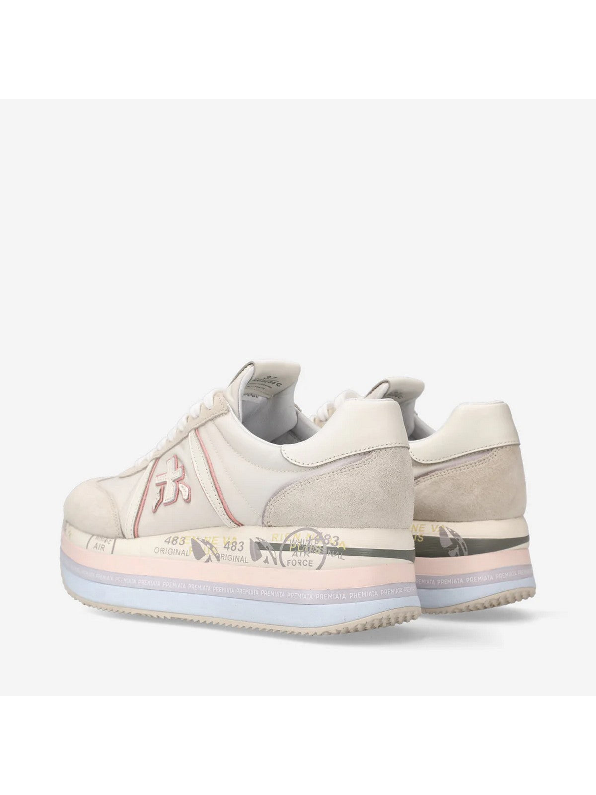 Women's Beth Var 6234 white sneaker awarded