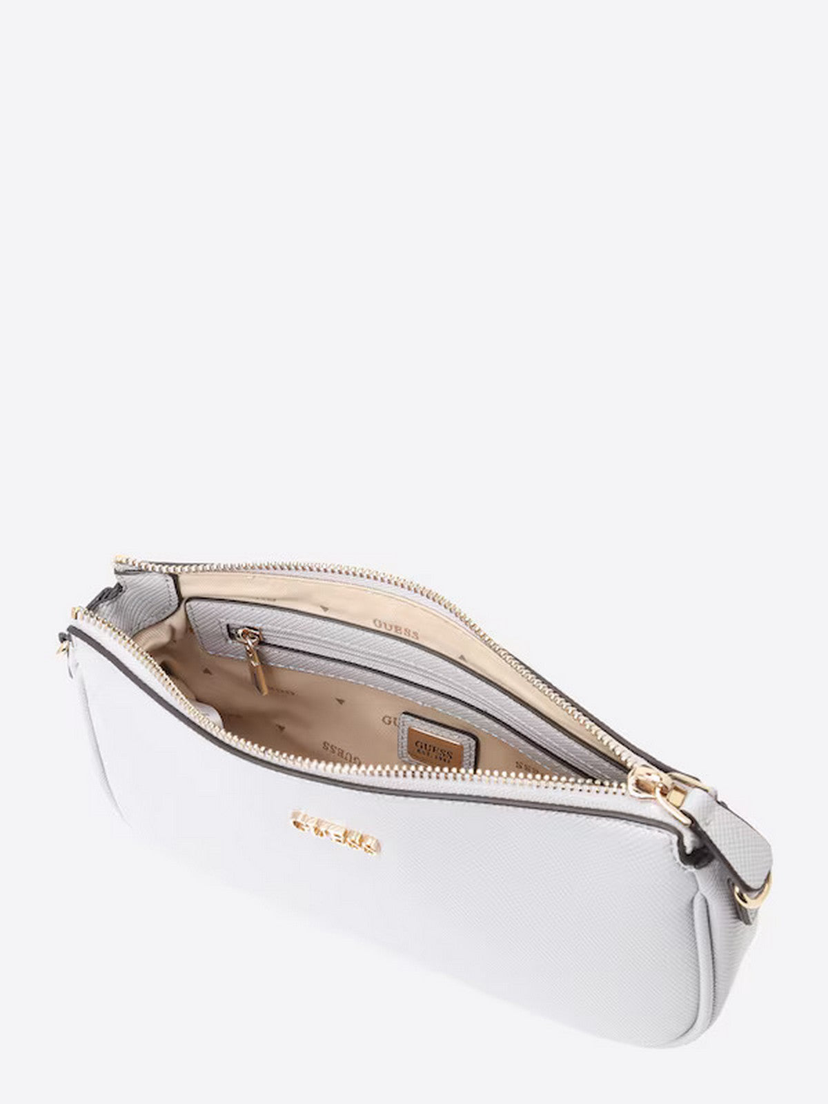 GUESS Borsa Donna NOELLE DBL POUCH CROSSBODY HWZG78 79710 LVG Grigio gioboutiqueweb