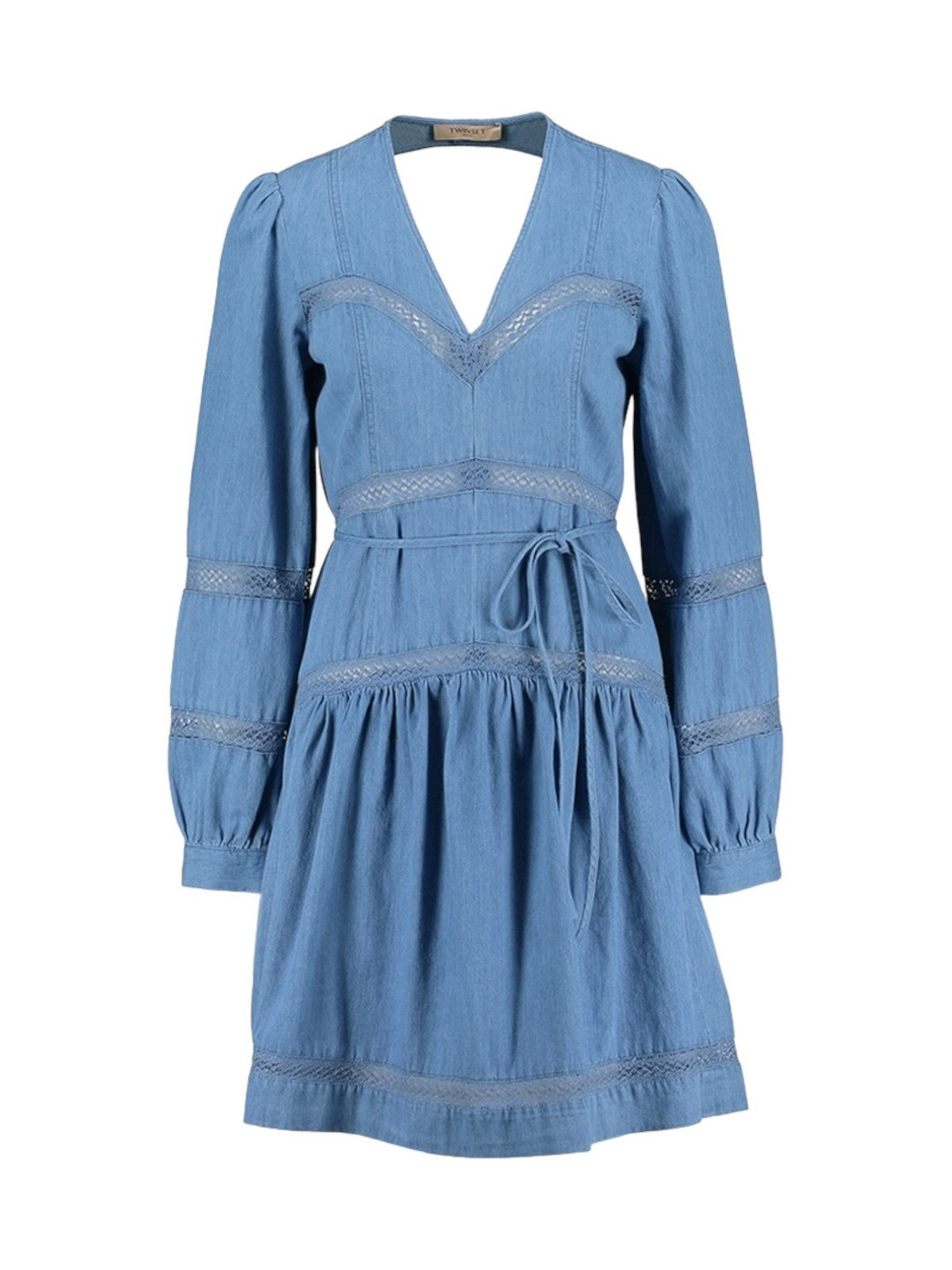 Twinset Frau Kleid 241TP2690 01611 Blau