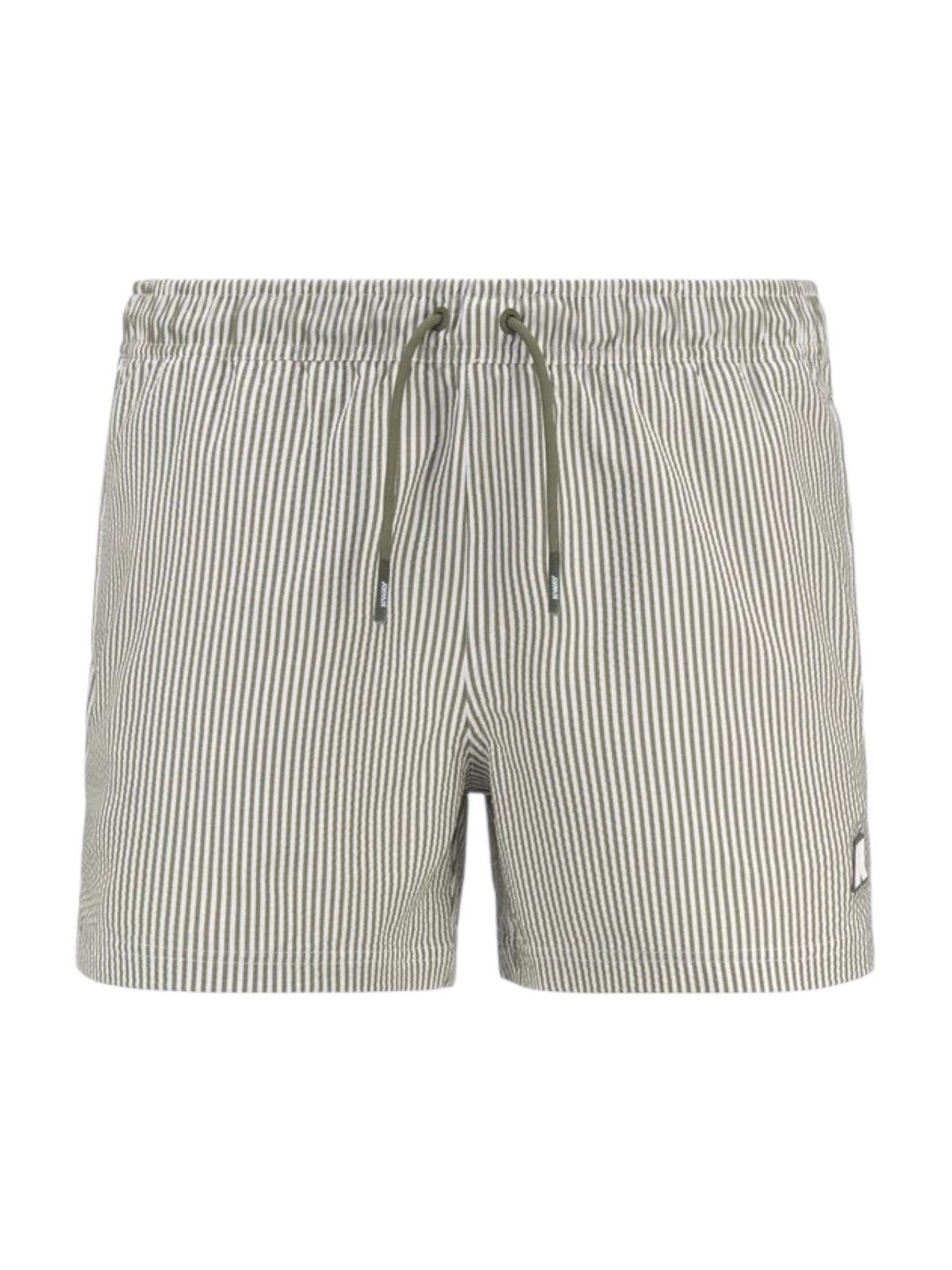 K-WAY Costume da bagno Uomo HAZEL MID STRIPES BEACH K8141KW AZX Bianco gioboutiqueweb