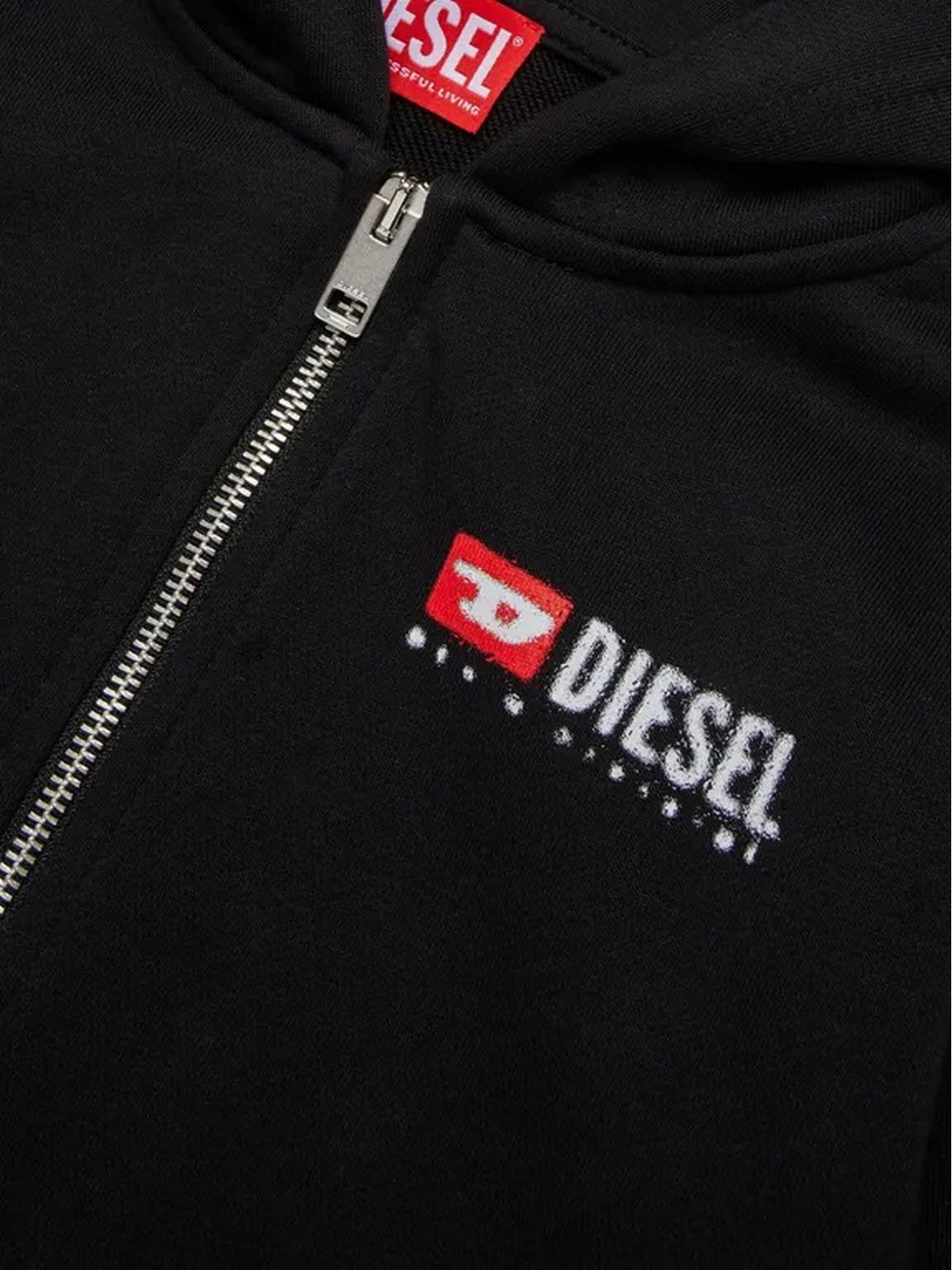 DIESEL Felpa Bambini e ragazzi J02484 KYAZ3 K900 Nero