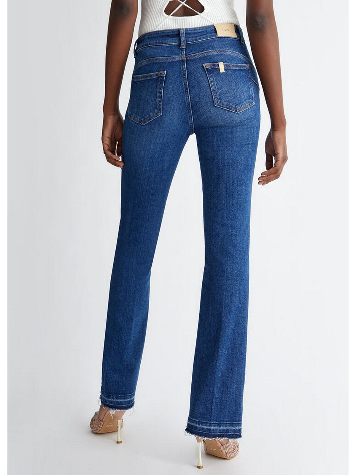 LIU JO BLUE DENIM Jeans Donna UA4039DS829 77505 Blu gioboutiqueweb