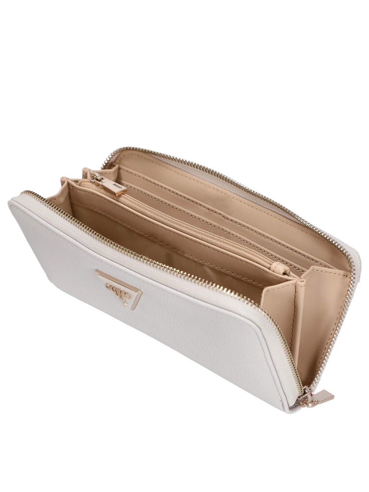 GUESS Portafoglio Donna LAUREL SLG LARGE ZIP AROUND SWBG85 00146 IVO Avorio gioboutiqueweb