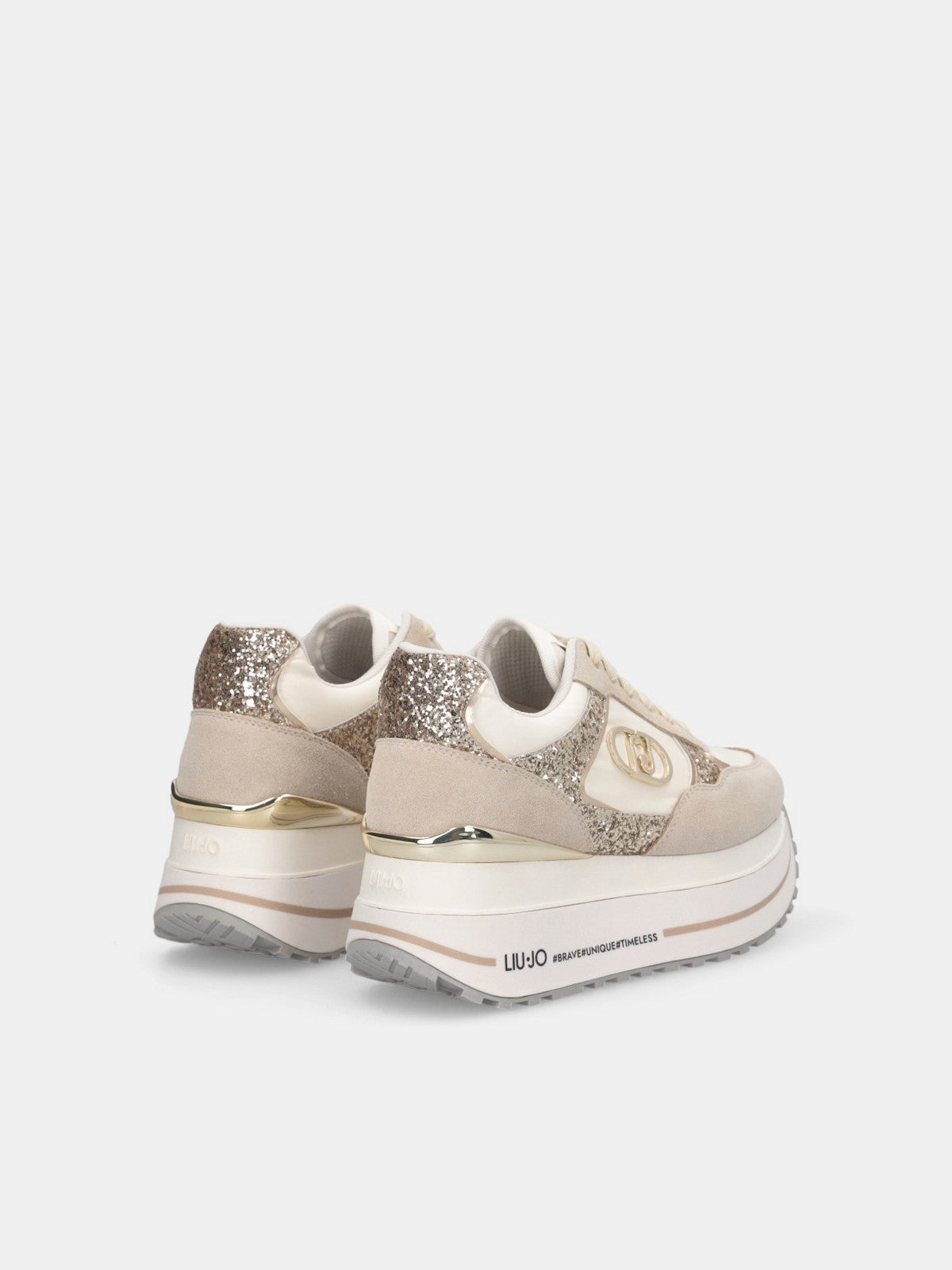 LIU JO Sneaker Donna LIU JO MAXI WONDER PLUS 01 BF5011PX078 S3834 ROPE/MILK