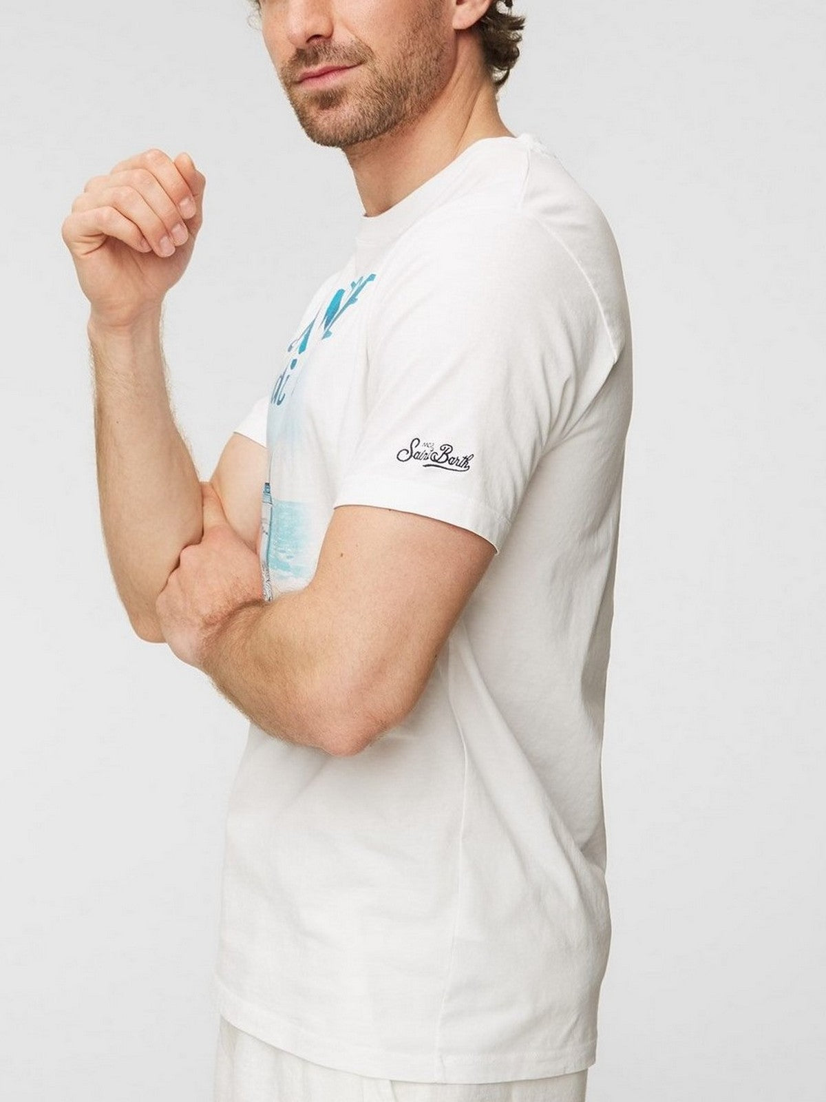 MC2 SAINT BARTH T-Shirt e Polo Uomo TSHIRT MAN 03788F Bianco gioboutiqueweb