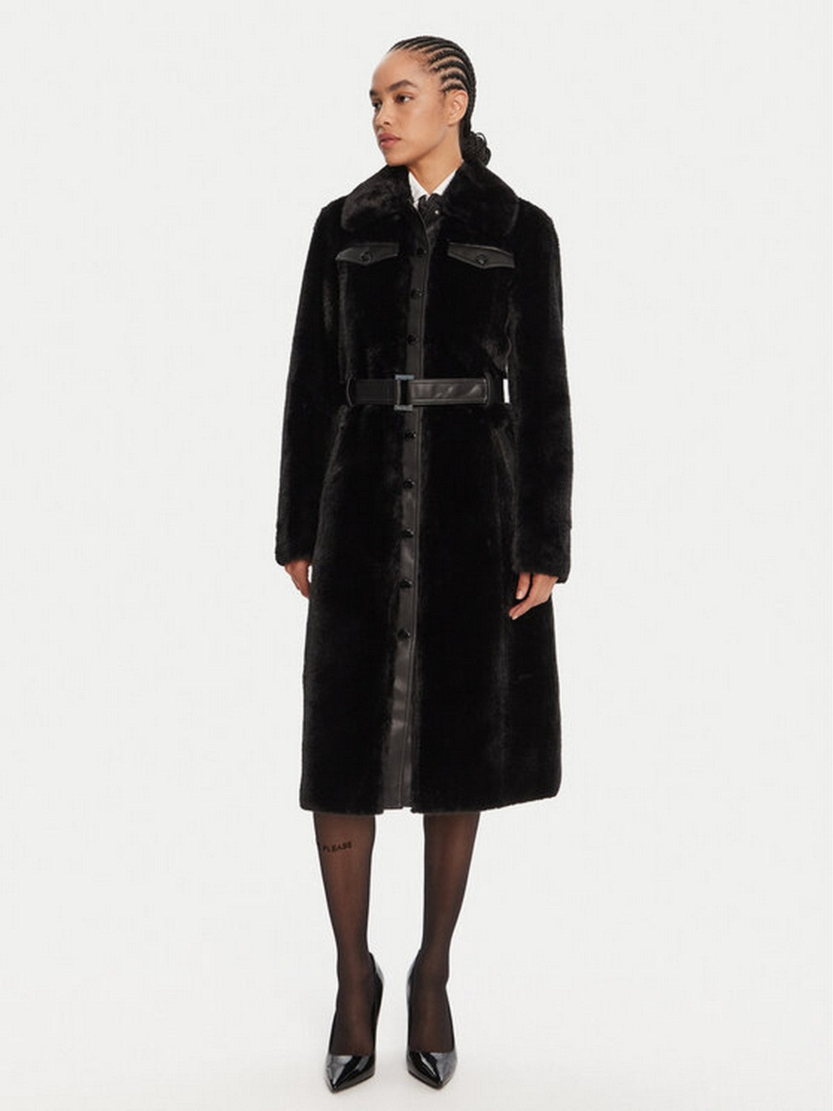 PATRIZIA PEPE Cappotto Donna 8O0203 E073 K103 NERO