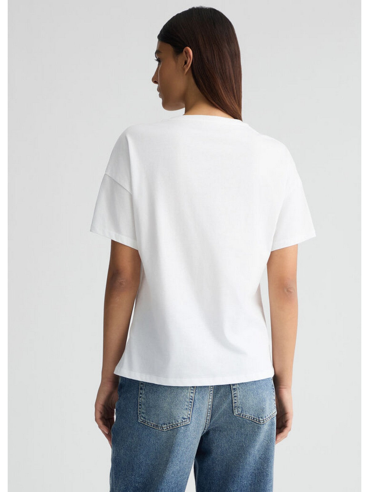 LIU JO WHITE T-shirt Donna WA5342JS923 M9504 Bianco gioboutiqueweb