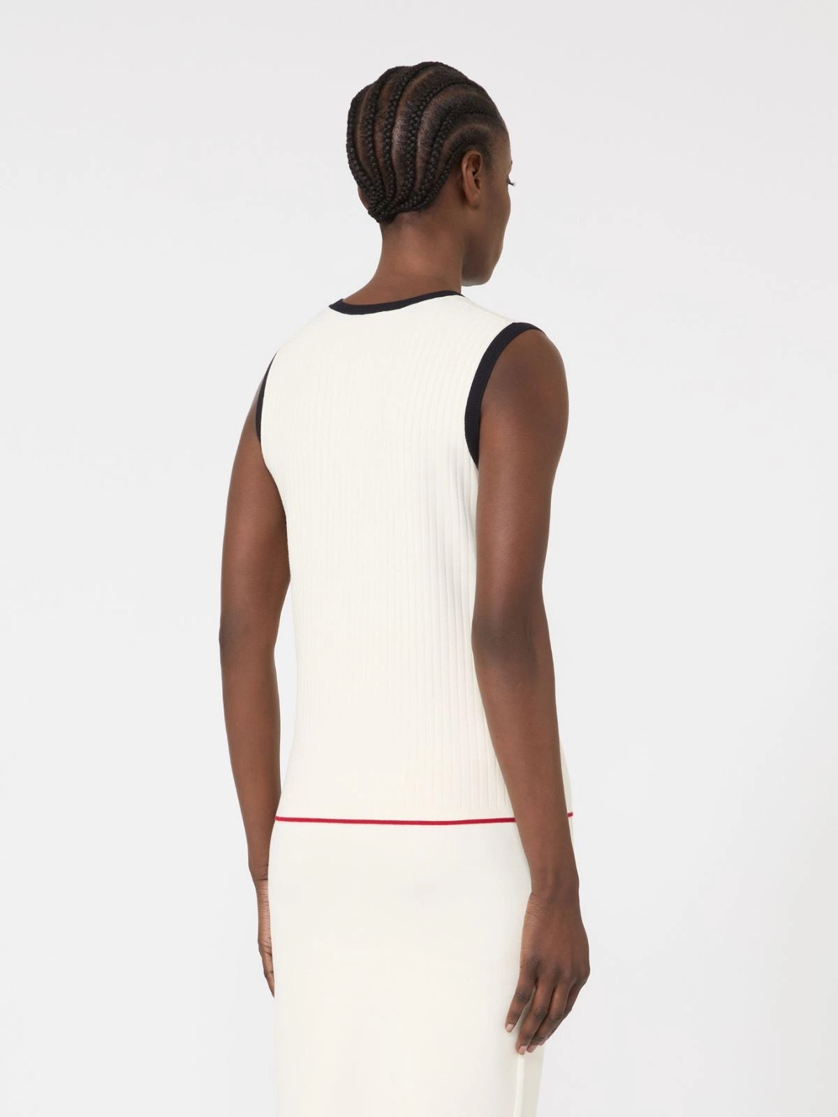 MAX MARA STUDIO Maglia Donna MSTUMILE 2616361131600 009 BIANCO BLU