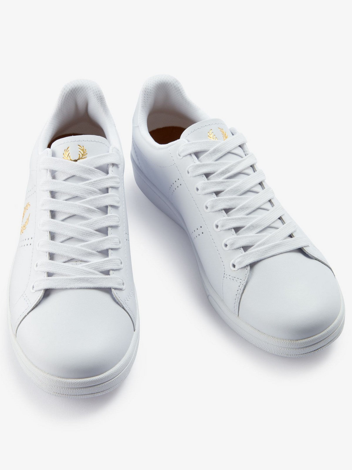 FRED PERRY Sneaker Uomo FP B721 LEATHER FP-B6312-57 T31 WHITE/M GOLD
