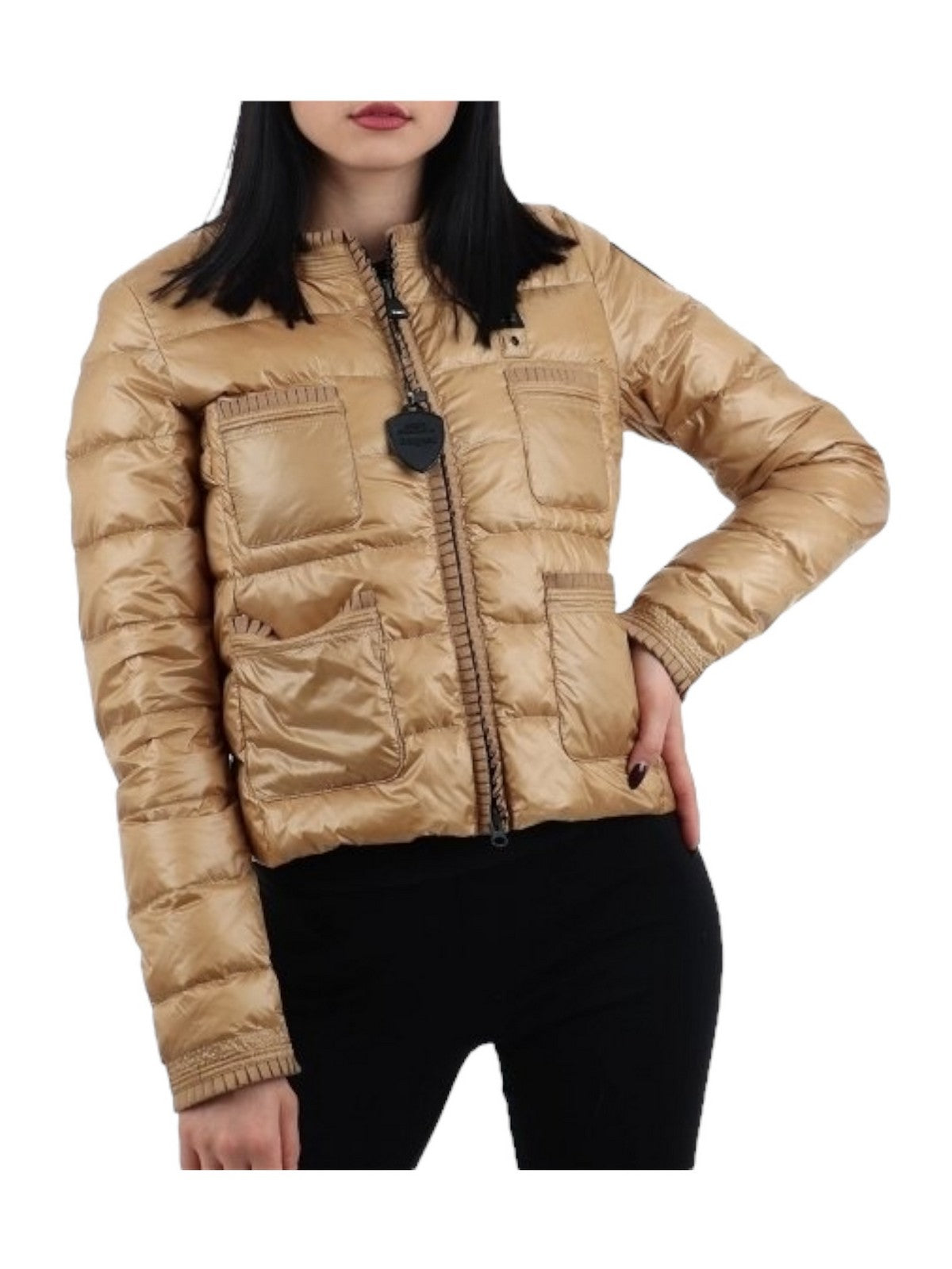 Blauer Jacket Woman 24SBLDC03053 005050 287 Marrone