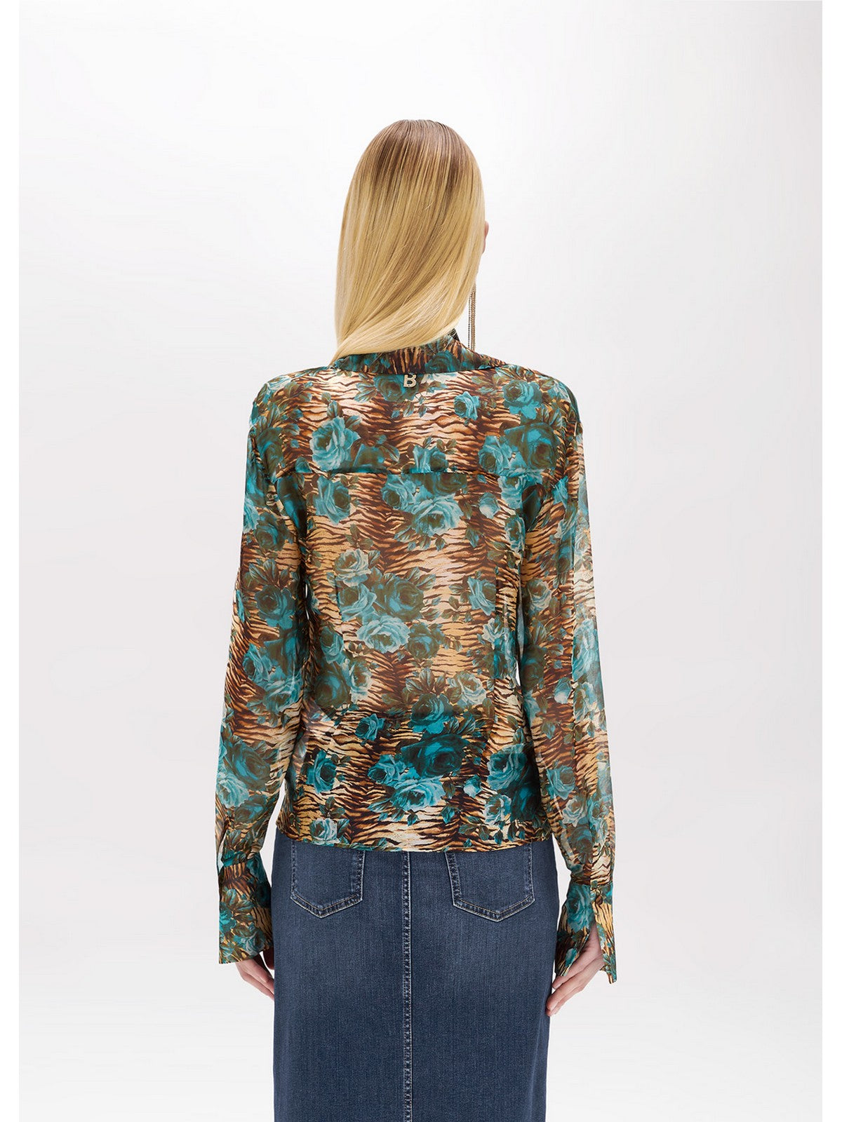 Blugirl Woman Shirt Ra4174T3079 N9208 Blue