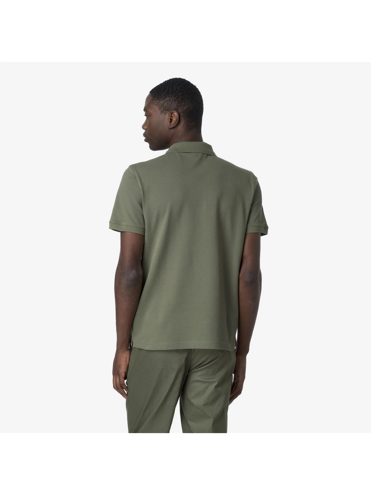 K-WAY Polo Uomo AMEDEE PIQUE K5127BW V15 Green Lichen