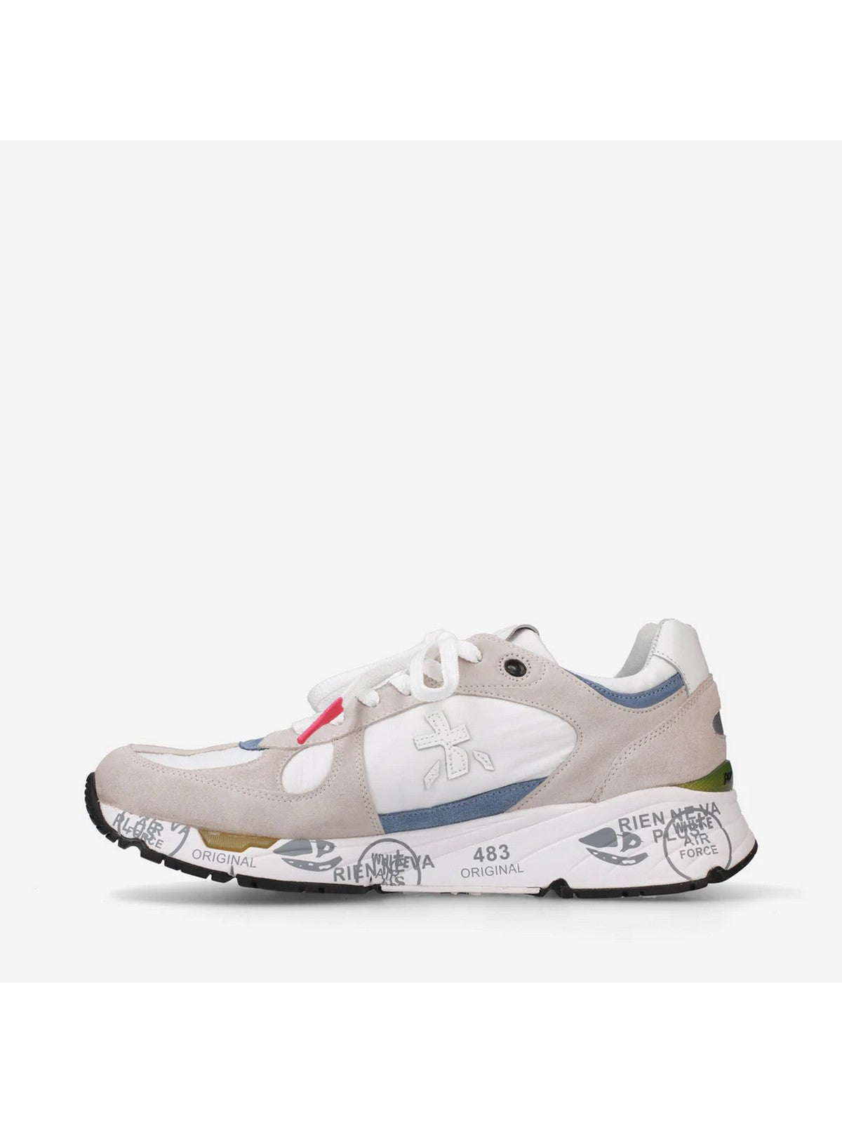 PREMIATA Sneaker Uomo MASE VAR 6625 Bianco gioboutiqueweb