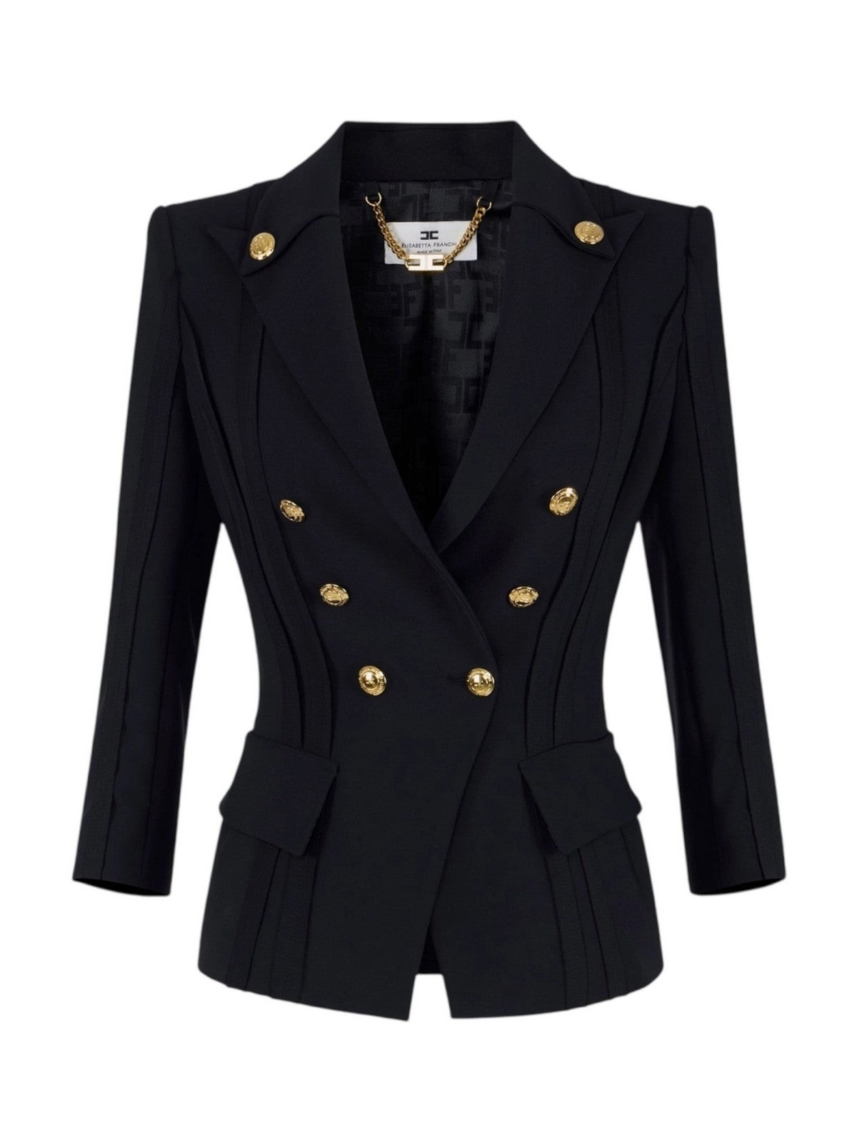 ELISABETTA FRANCHI Giacca Donna GI21861E2 110 Nero