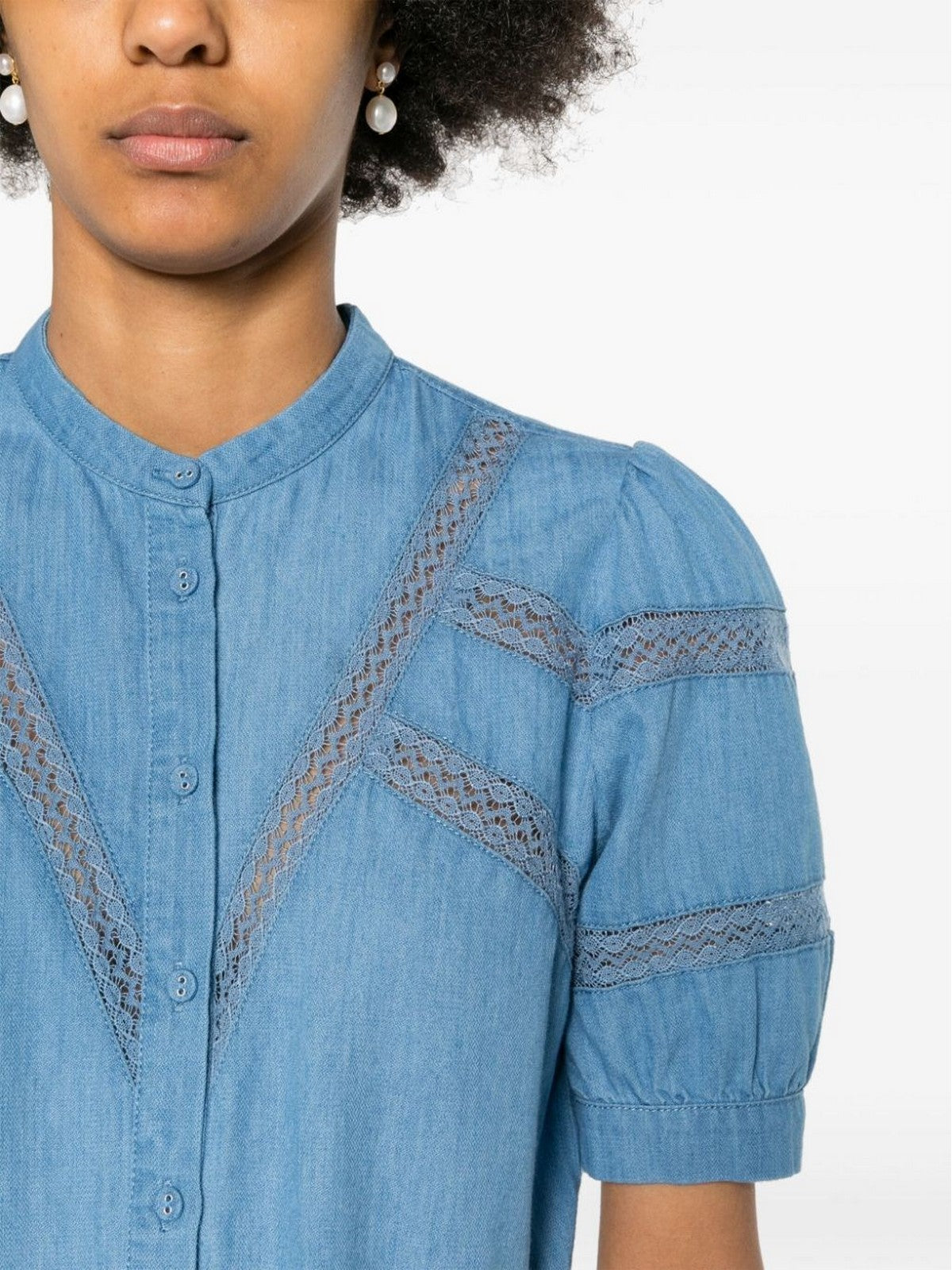 TWINSET Camicia Donna 241TP2692 01611 Blu gioboutiqueweb