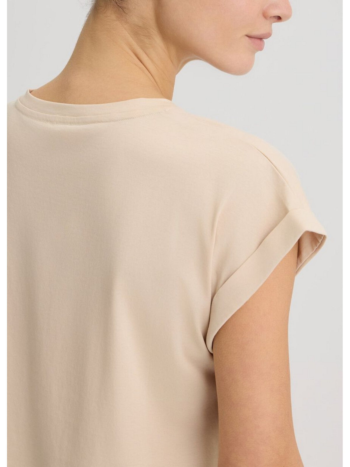 LIU JO SPORT T-shirt Donna TA5181JS003 M9181 Natural beige LiuJo gioboutiqueweb