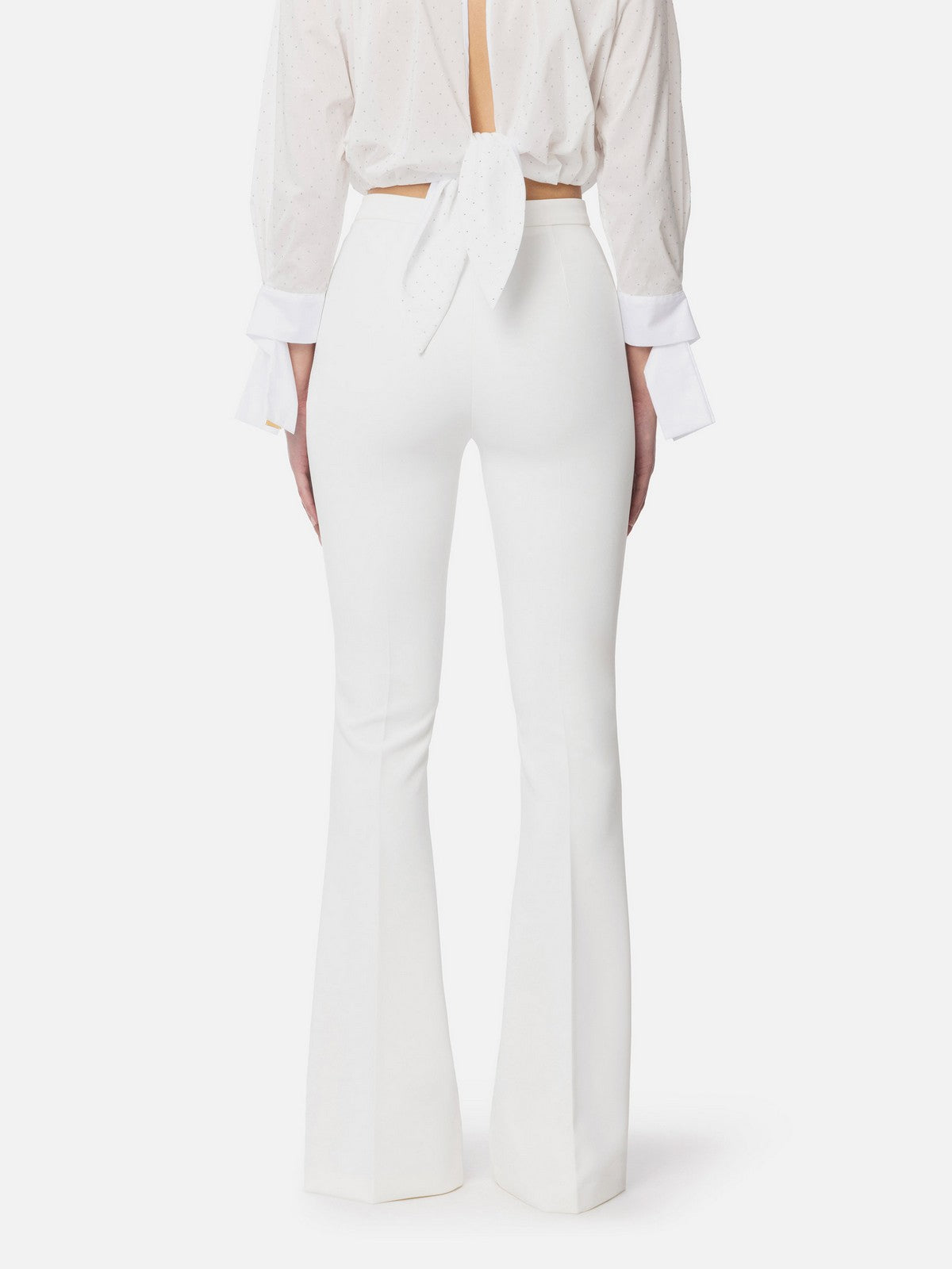 ELISABETTA FRANCHI Pantalone Donna PA09952E2-360 Avorio gioboutiqueweb