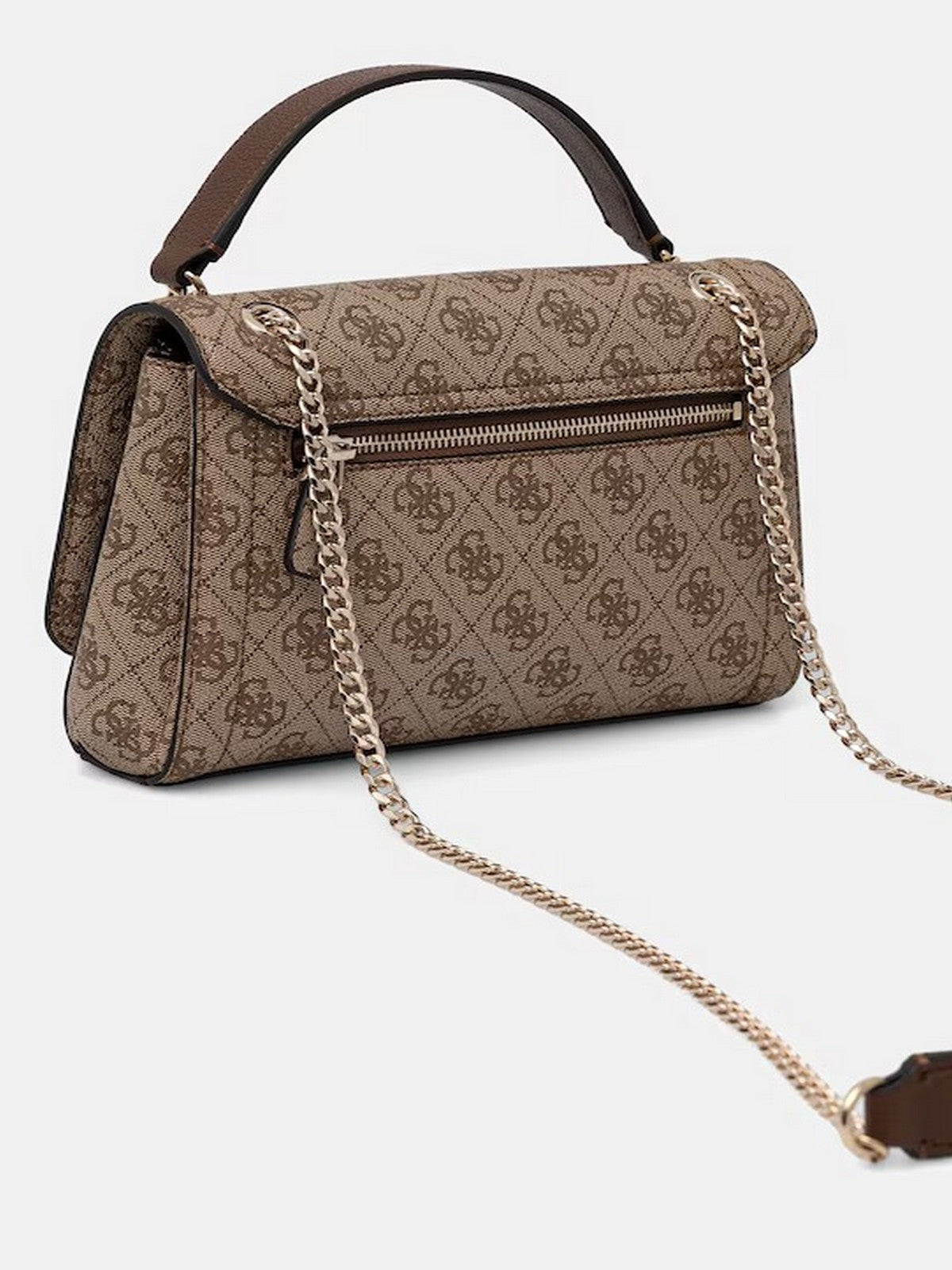 GUESS Borsa Donna NOELLE II CNVRTBLE XBODY FLAP HWBG96 72210 LGW LATTE LOGO/BROWN