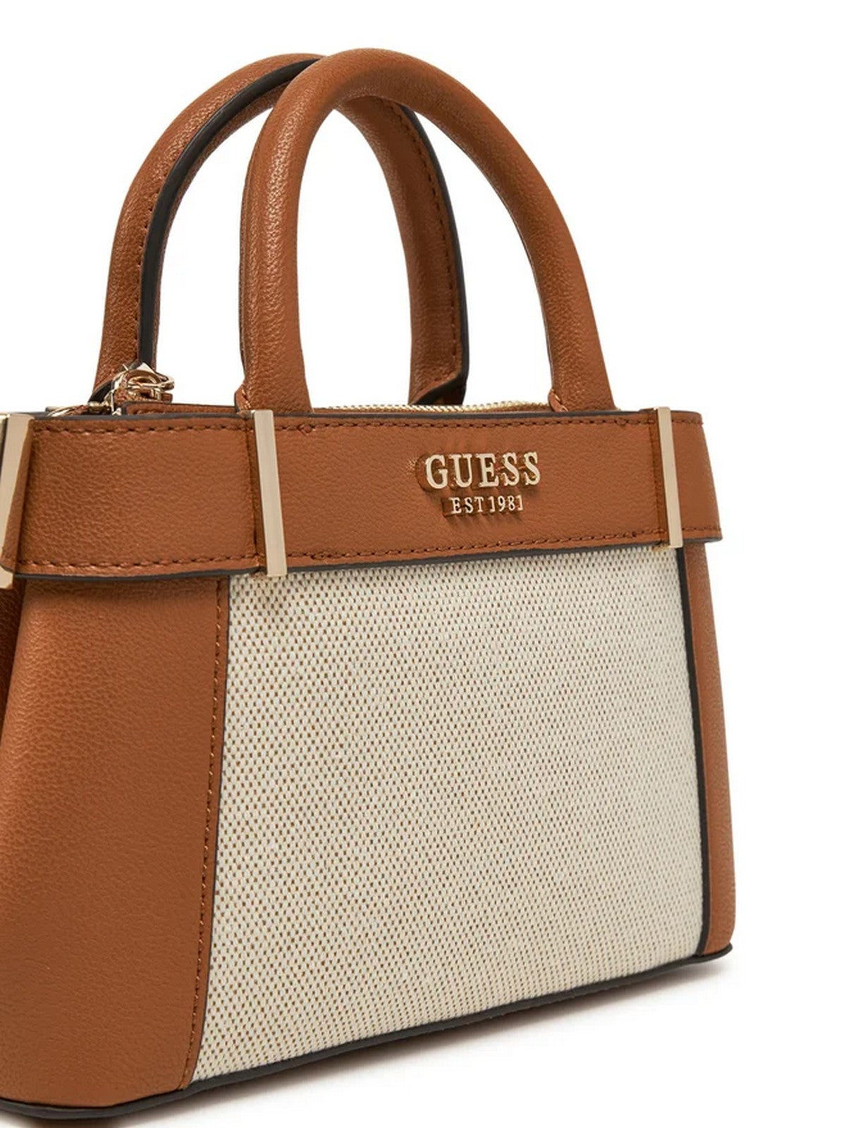 GUESS Borsa Donna ANADELA MINI SATCHEL HWAG96 33760 NTC Beige gioboutiqueweb