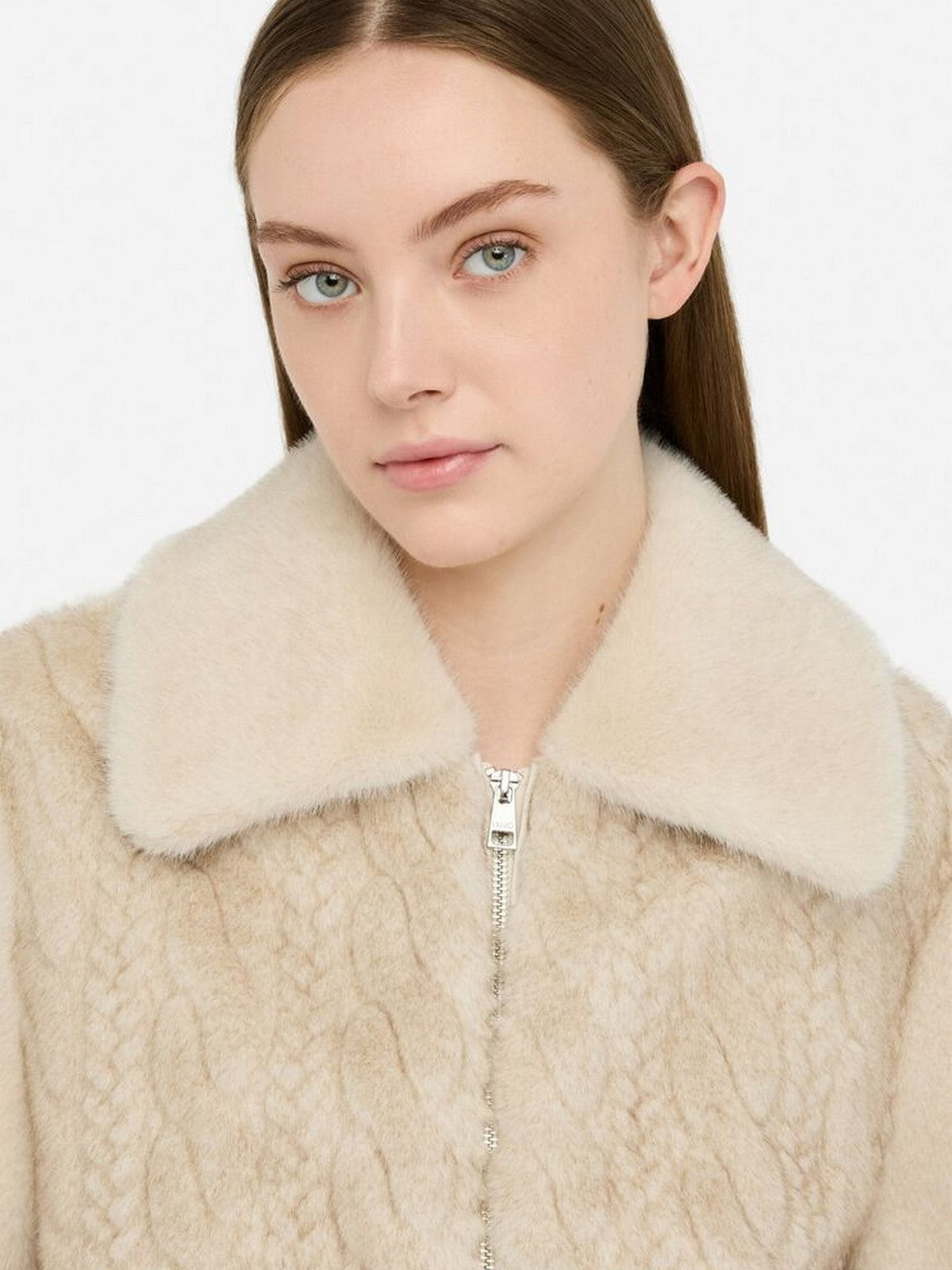 LIU JO WHITE Giubbino Donna MF5094E1044 W9868 NATURAL BEIGE