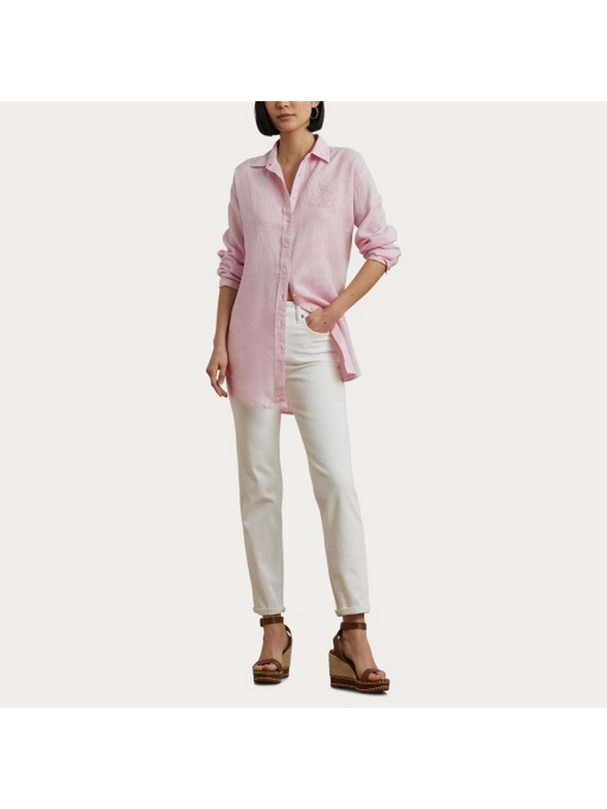 LAUREN RALPH LAUREN Camicia Donna ZAVANDRA 200966201 004 Rosa gioboutiqueweb