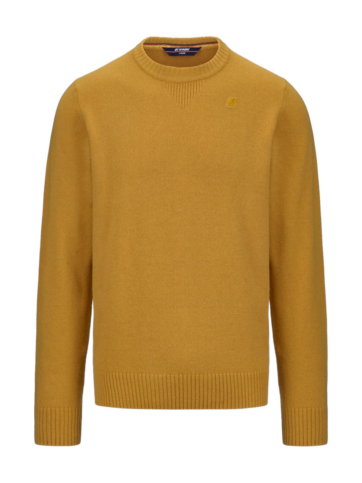 K-WAY Maglione Uomo Sebastien lambswool K2112PW WJC Giallo gioboutiqueweb