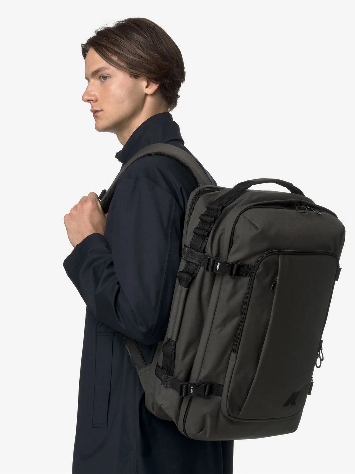 K-WAY Zaino Unisex adulto SALOME K5123WW WMR GREEN BLACKISH