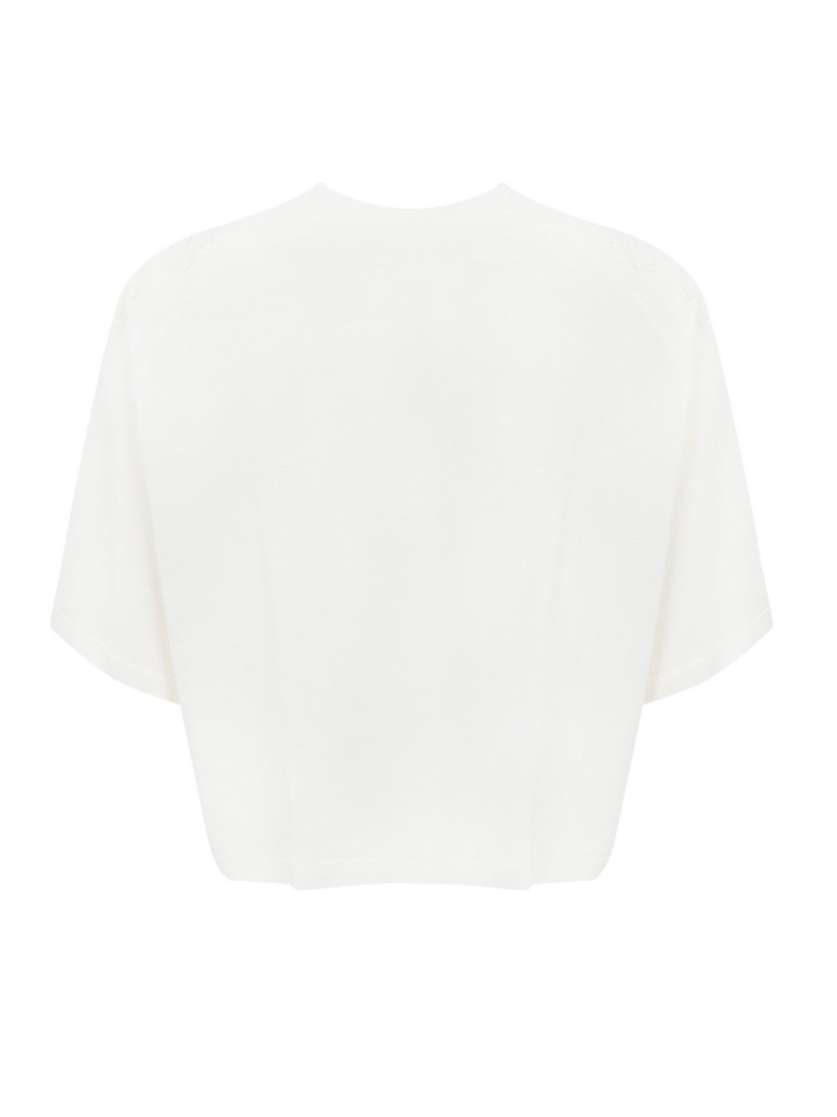 ELISABETTA FRANCHI Frauen T-Shirt MA01851E2-270 Weiß