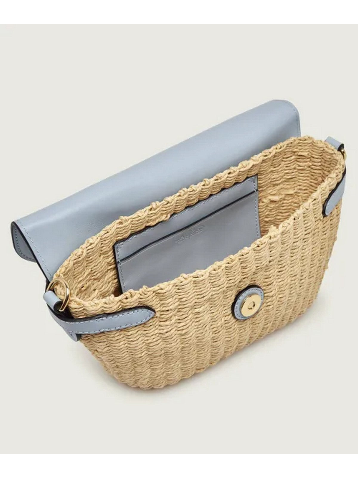 LAUREN RALPH LAUREN Borsa Donna LYNDEN-SHOULDER BAG-SMALL 431P10158 003 NATURAL/ALPINE BLUE