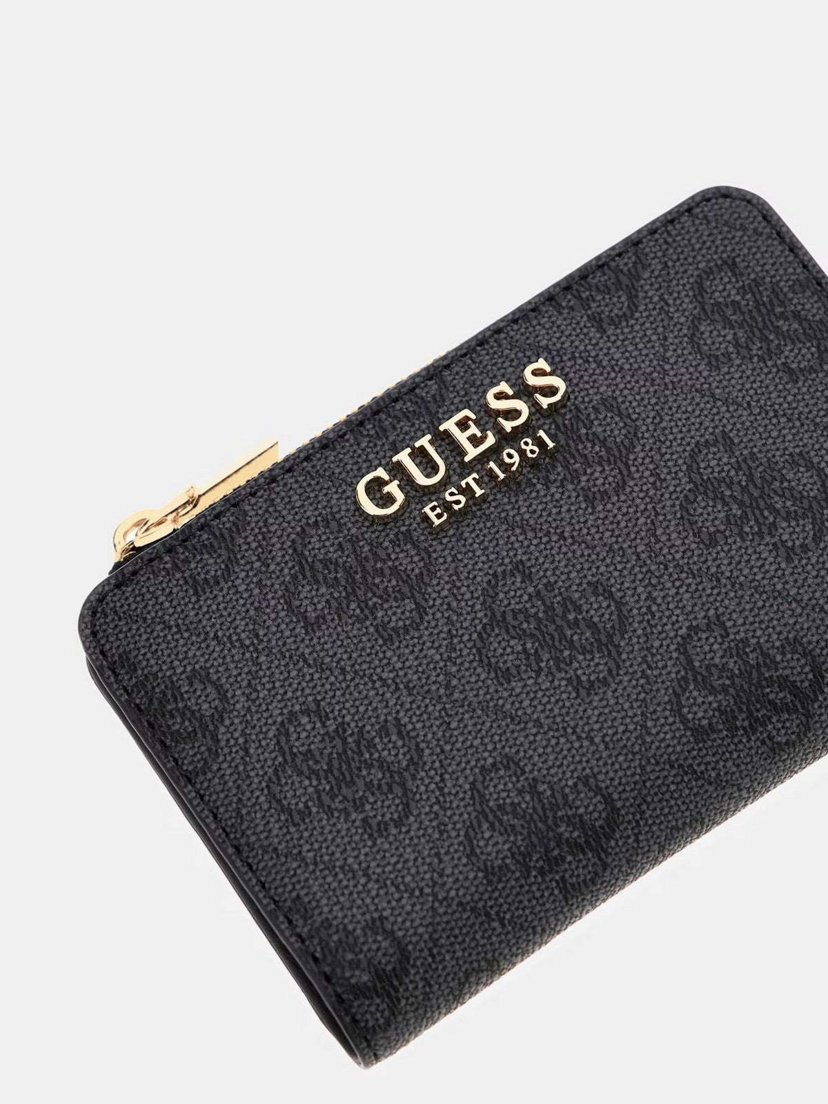 GUESS Portafoglio Donna LAUREL II SLG ZIP ARND CRD CSE SWSG74 59156 CLO COAL LOGO