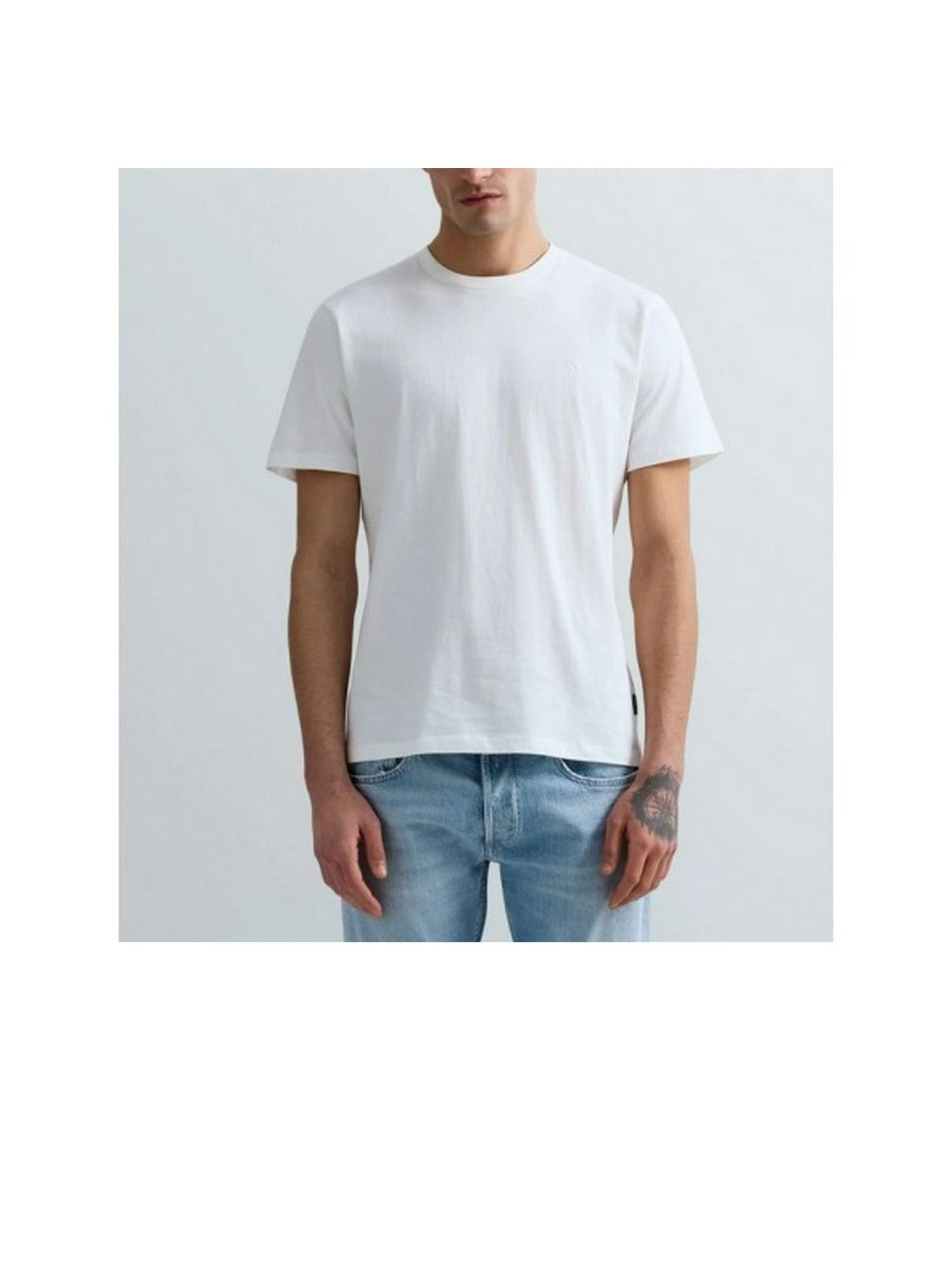 REPLAY T-shirt Uomo M30970002660 011 NATURAL WHITE
