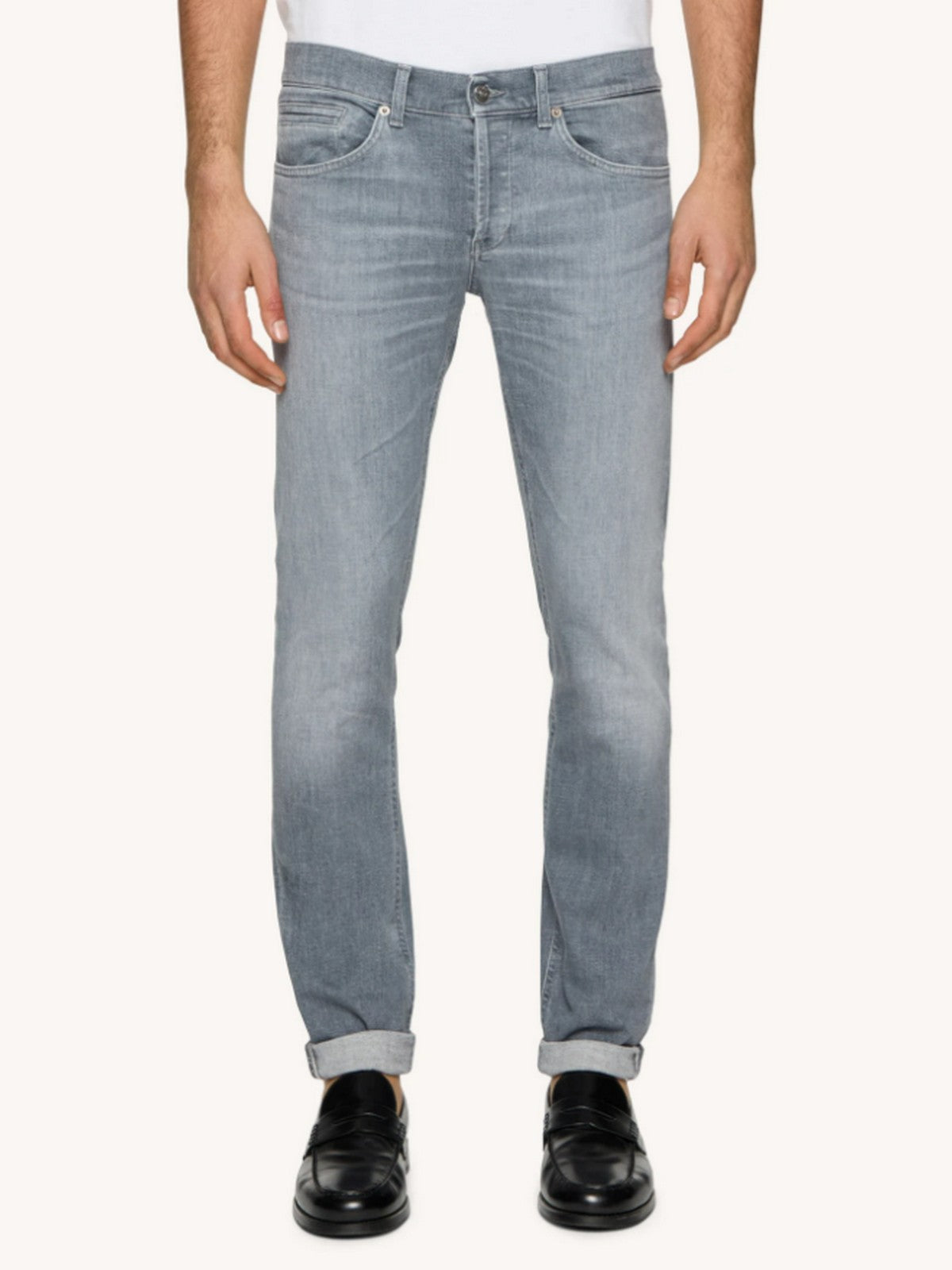 DONDUP Jeans Uomo George UP232 DSK318U J07 900 Grigio gioboutiqueweb