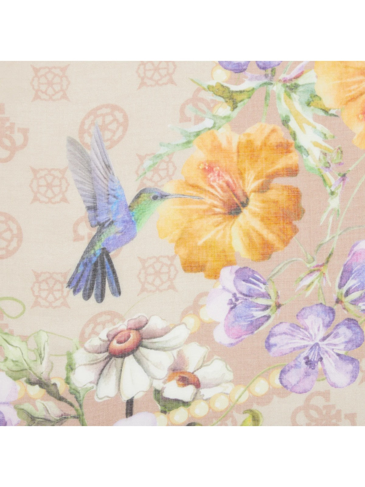 GUESS Foulard Donna Kefiah 130X130 AW9991 COT03 LTE Beige gioboutiqueweb