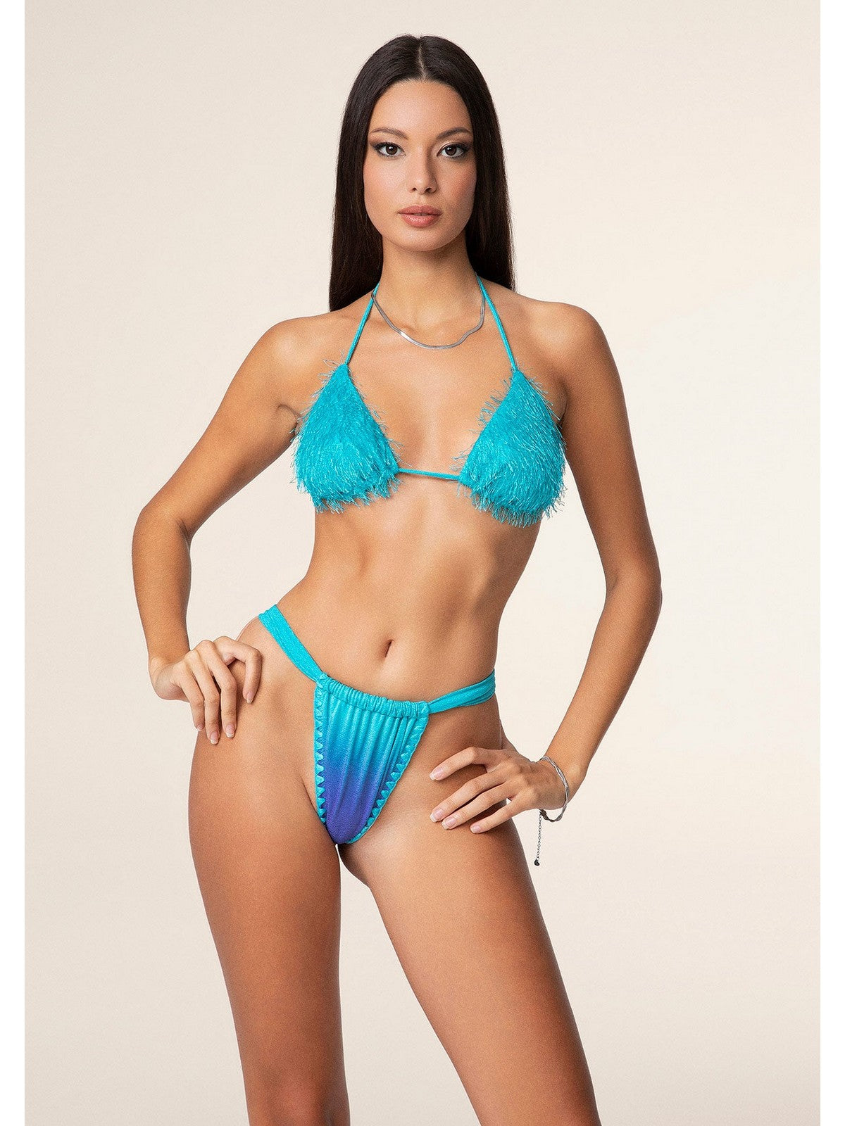 F**K Costume da bagno Donna FK25-1131X46 Turchese gioboutiqueweb