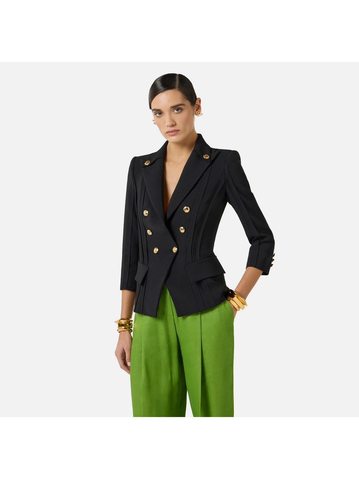 ELISABETTA FRANCHI Giacca Donna GI21861E2 110 Nero