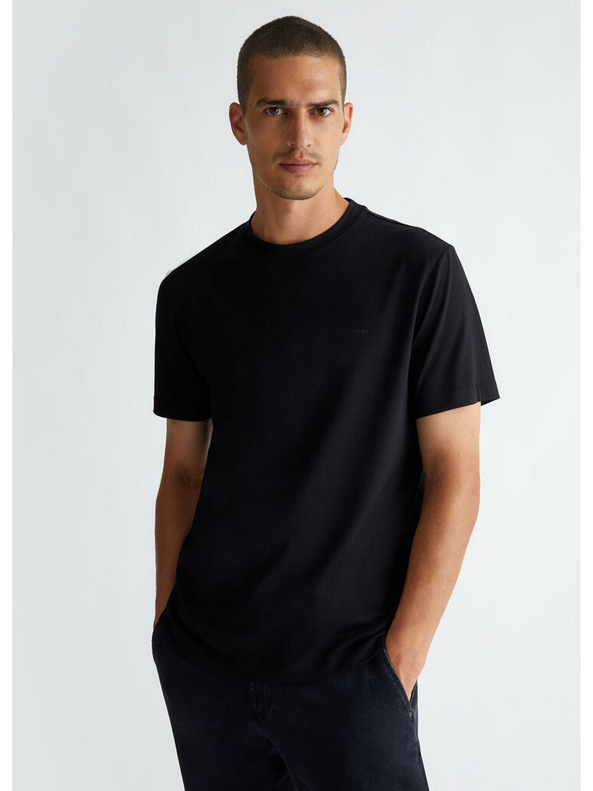 Liu Jo Man T-Shirt und Herren Pole QF4299J4805 22222 Schwarz