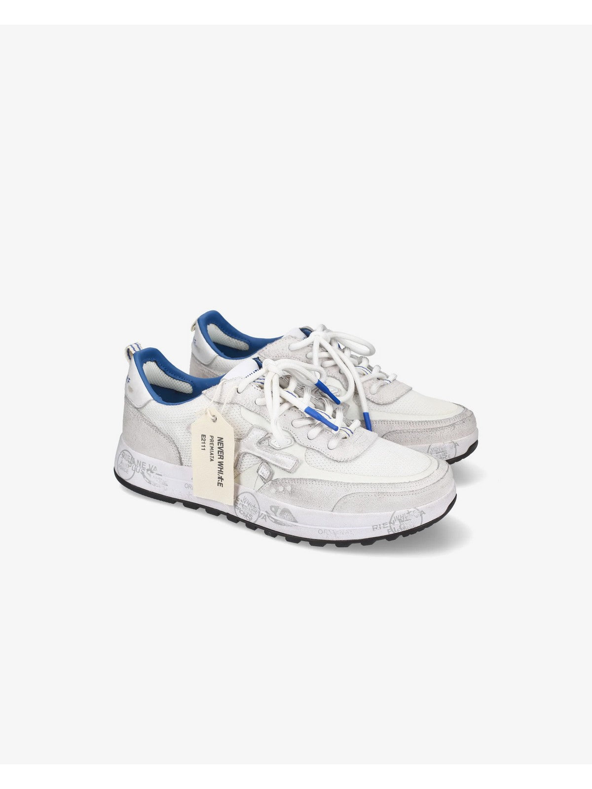 PREMIATA Sneaker Uomo NOUS VAR 6657 Bianco gioboutiqueweb