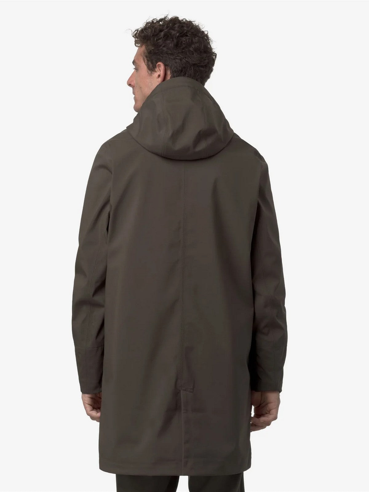 K-WAY Giubbino Uomo Thomas bonded K7126WW B3A Black Olive - Blue D