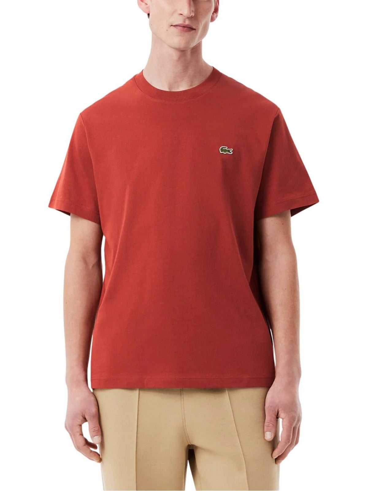 LACOSTE T-shirt Uomo TH6709 AFS Rosso gioboutiqueweb