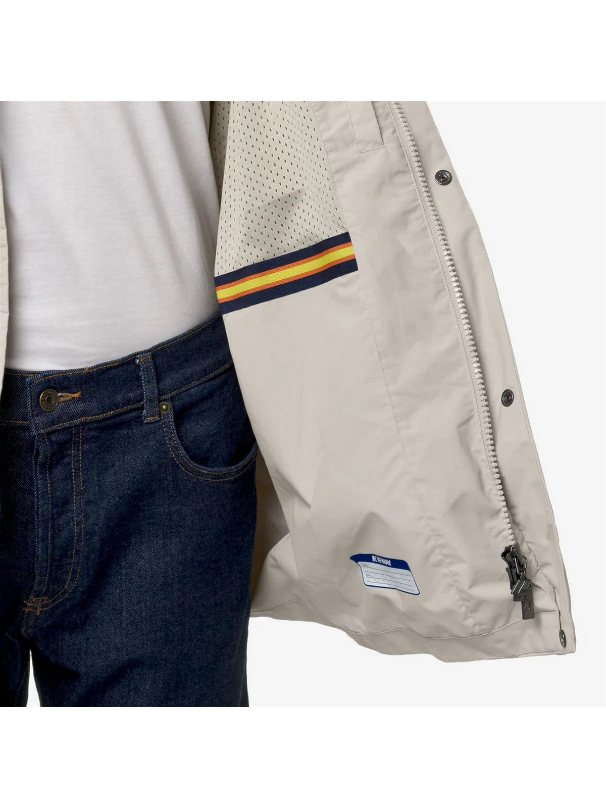 K-Way Herrenjacke Benny Eco Ottoman K1141RW 634 Beige