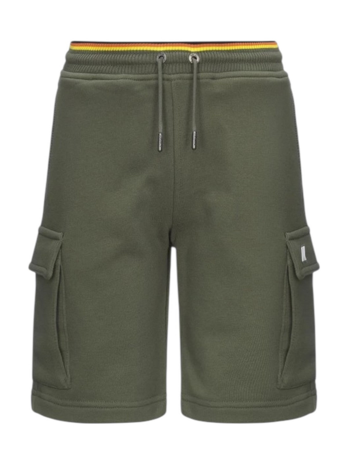 K-WAY KIDS Bermuda Bambini e ragazzi P. ERIK STRIPES FRENCH TERRY K7133SW V15 Green Lichen
